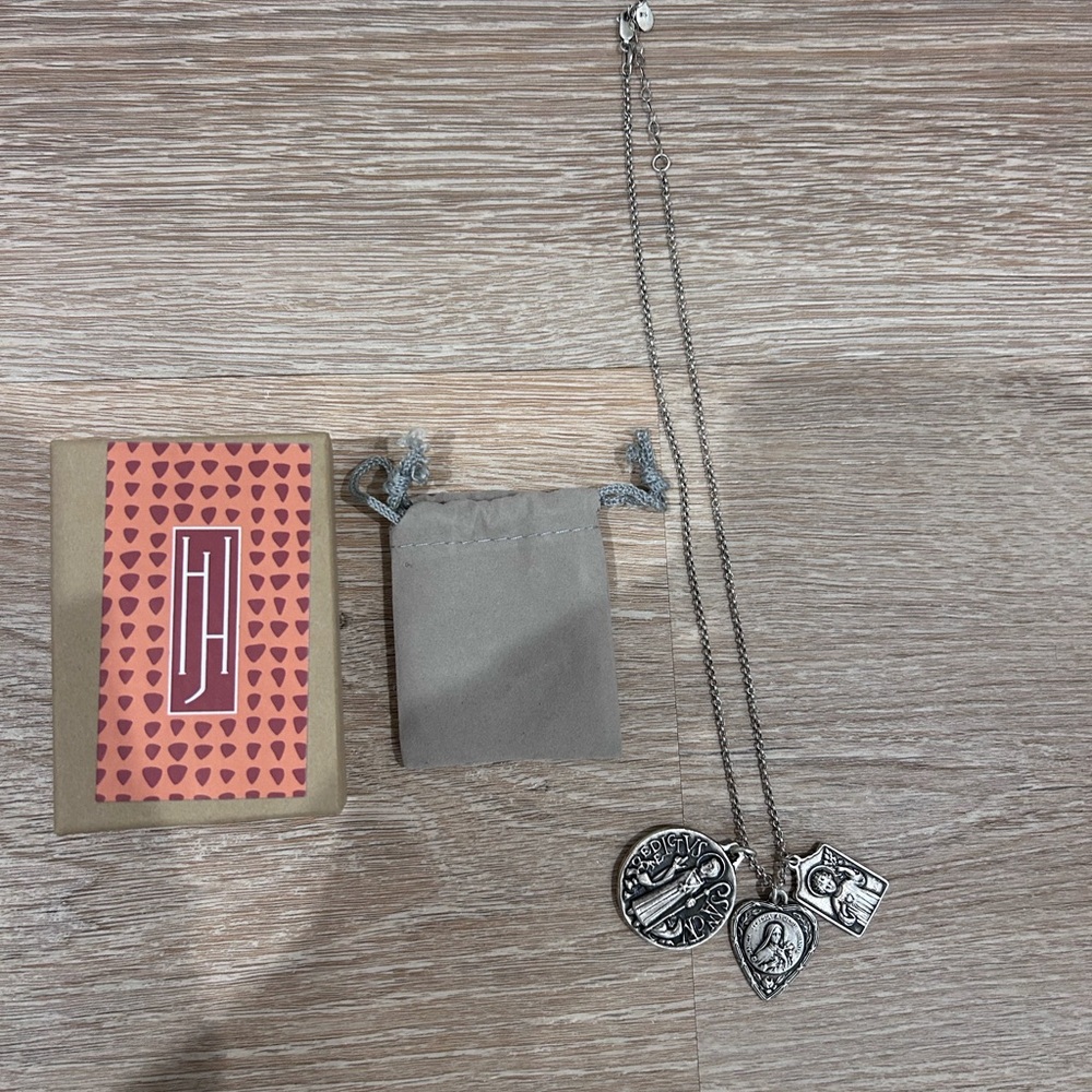 Heidi J Hale Sterling Silver Pendant Necklace With Adjustable Chain